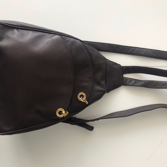 Perlina Bag Brown leather backpack main image 5